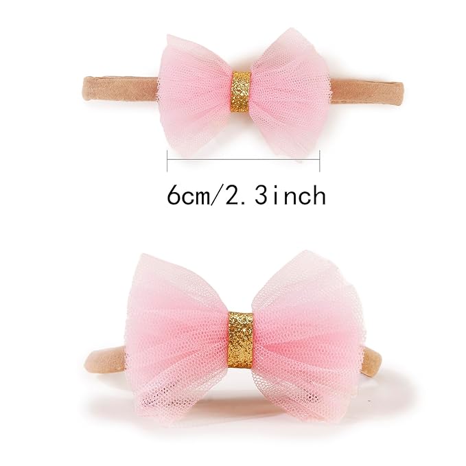 New Model Baby Girl Nylon Headbands Nylon Flower Elastic Hairbands 3pcs Hair Accessories Gift for Newborn Infant Toddlers (BF-XKFD001)