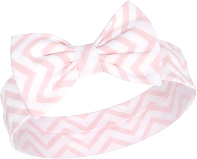 Hudson Baby Unisex Baby Cotton Bib and Headband Set