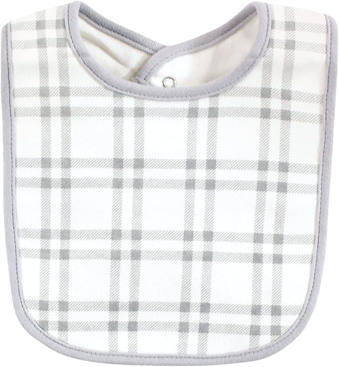 Hudson Baby Unisex Baby Cotton Bib and Headband Set