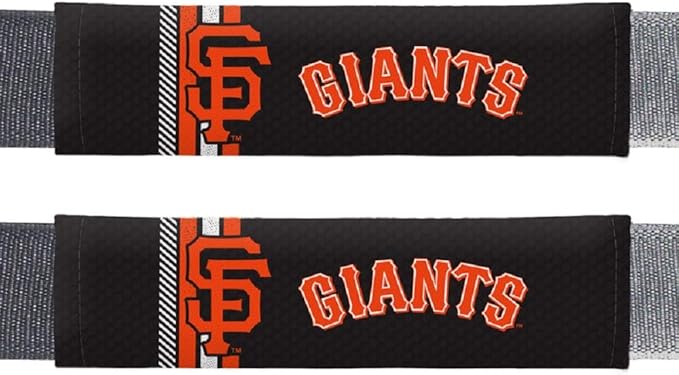 MLB San Francisco Giants Rally DesignAuto Seat Belt Pads, Team Colors, One Size