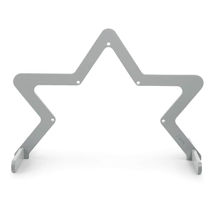 Sterntaler Star Arch for Play Mat, Wood, Age: 0-18 Months, 63 x 90 x 49 cm, Grey