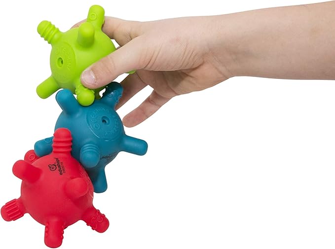 Edushape - Multicolor Teething Balls - Set of 3