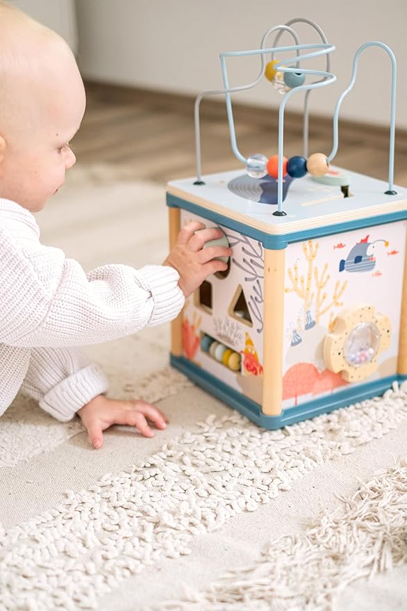 Small Foot 11910 Motor Skills Cube Underwater World, Blue