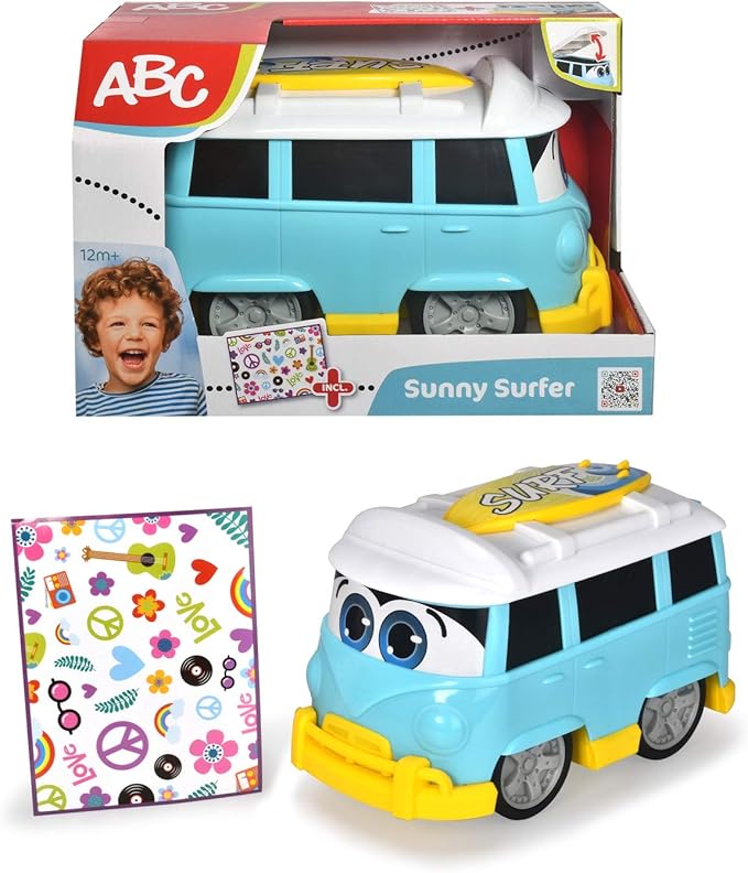Dickie Toys 204114001 ABC Sunny Surfer, Multicoloured