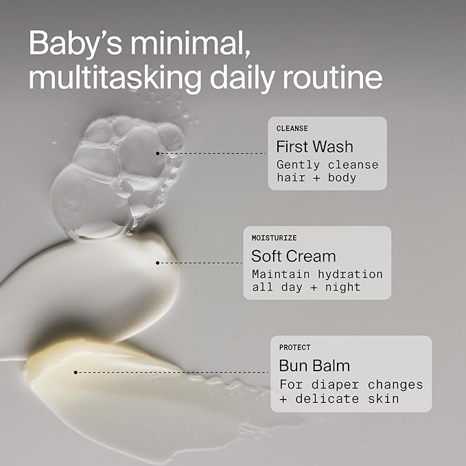 Coterie Baby Bath Skincare Essentials Set | 16.2 oz Shampoo + Body Wash, 16.2 oz Face + Body Lotion | Fragrance Free, Hypoallergenic, pH Balanced, Safe for Newborns & Sensitive Skin