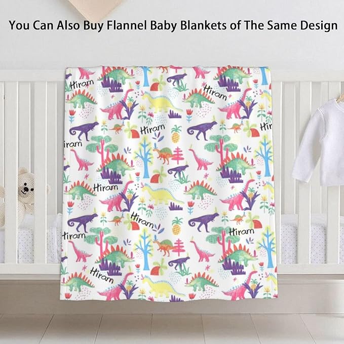 Personalized Dinosaur Baby Car Seat Cover for Boys, Customized Baby Name Carseat Covers, Opening Nursing Cover Breastfeeding Scarf for Infant, Stroller Canopy Carseat Canopies for Newborn