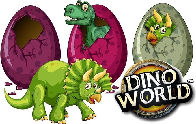 JA-RU Magic Grow Dinosaur Eggs – Water Growing Toys for Kids (1 Egg Assorted) Educational Science Toys, Dinosaur Party Favors, Classroom Prizes & Goodie Bag Stuffers. 312-1A