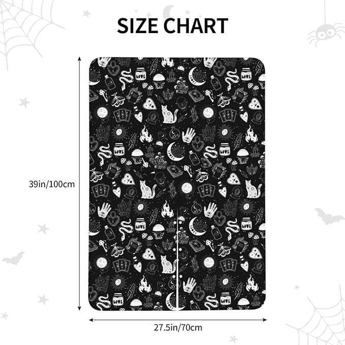 Goth Carseat Covers Baby, Gothic Winter Carseat Cover for Baby, Minky Baby Car Seat Cover for Boy & Girl, Peekaboo Opening Car Seat Canopy for Newborn, Multi Use Mom Nursing Cover, Gothic