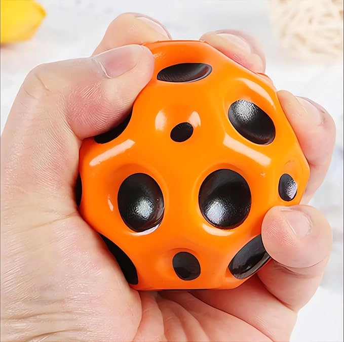 Tendry Extreme High Bouncing Ball Moon Shape for Kids of All Ages, Improve Hand-Eye Coordination, Easy to Grip and Catch by Athletes as a Sport Training Balls