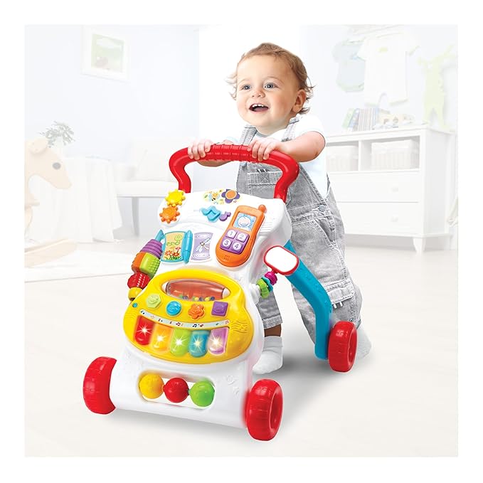 winfun 0804-NL Richmond Toys Grow with Me Musical Walker, Multi Color