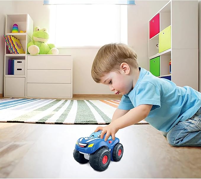 Baby Clementoni - Elia Police Car, Child Car 1-4 Years, Early Childhood Game, Car with Sounds and Sirens, Stimulates Manuality, Sight and Hearing, Made in Italy, Italian Language, 17501