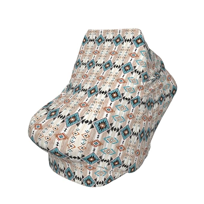 Aztec Pint Baby Car Seat Cover, Multi Use Stroller Cover, Western Baby Stuff