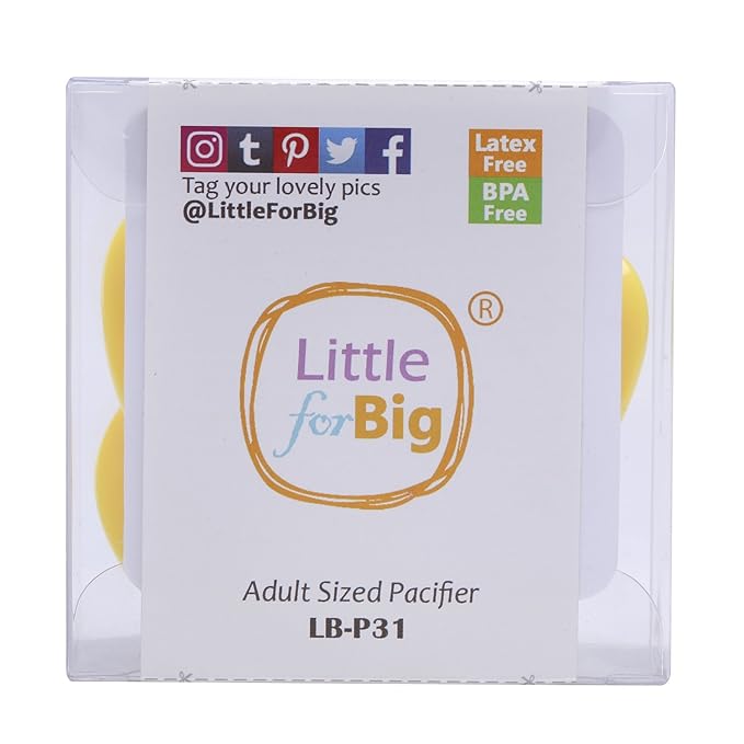 LittleForBig BigShield Generation-I Pacifier Yellow