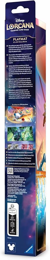 Ravensburger Disney Lorcana TCG Playmat Featuring Rescue Ranger Away | Protects Cards | Versatile Game, Desk, or Mouse Pad | Durable Non-Slip Surface | Suitable for Ages 8+