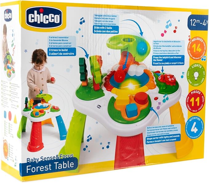 Chicco - Electronic Table, Multicoloured, 1