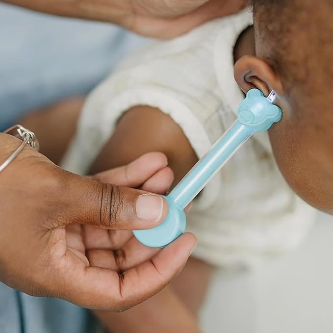 oogiebear Brite - Baby Nose Cleaner and Ear Wax Removal Tool. Baby Gadget with Nighttime LED Light. Safe Snot Booger Picker for Newborns, Infants & Toddlers
