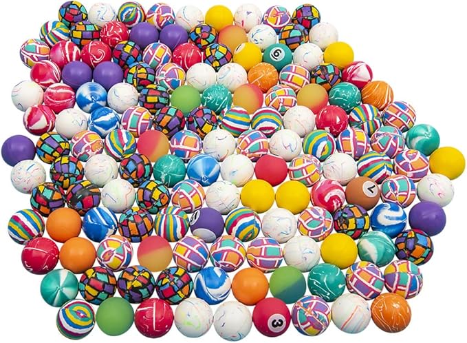 Rhode Island Novelty 27MM HIGH-Bounce Ball Assortment (144 Count)