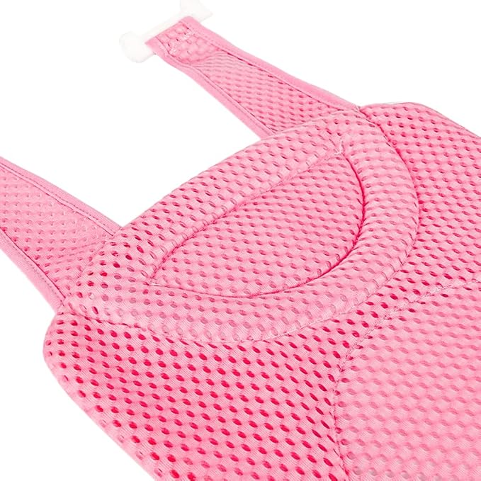 Baby Bath Seat Support Net Infant Bathing Support Mat Newborn Bath Tub Seat Cushion Pad with Five Safety Corner Adjustable Mesh Bathtub Sling Non Slip Shower Pad for 0-18 Months (No Bathtub)