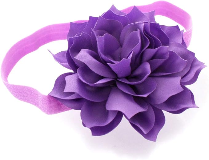 My Lello Petal Flower Headbands Baby - Girls - Toddler Stretchy Elastic Pair