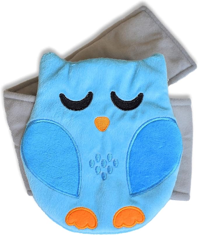 Baby Colic, Gas and Upset Stomach Relief, Baby Heated Tummy Wrap for Newborns - Belly Hugger - Infant Swaddling Belly Belt, Heating Pad with Soothing Warmth for Fussy Infants (Blue)