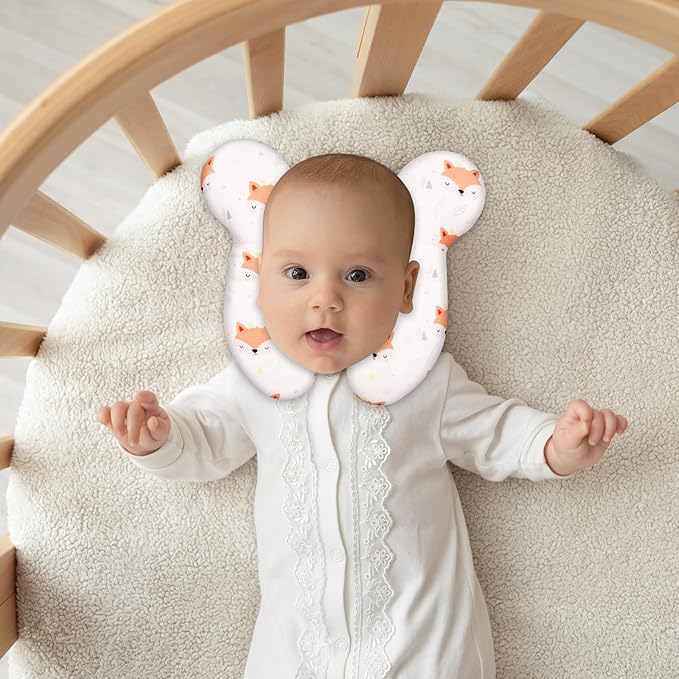 Baby Neck Pillow - Upgraded Baby Support Travel Head Pillow, Portable Headrest for Toddlers & Children for Car Rides, Planes, Road Trips (A8)