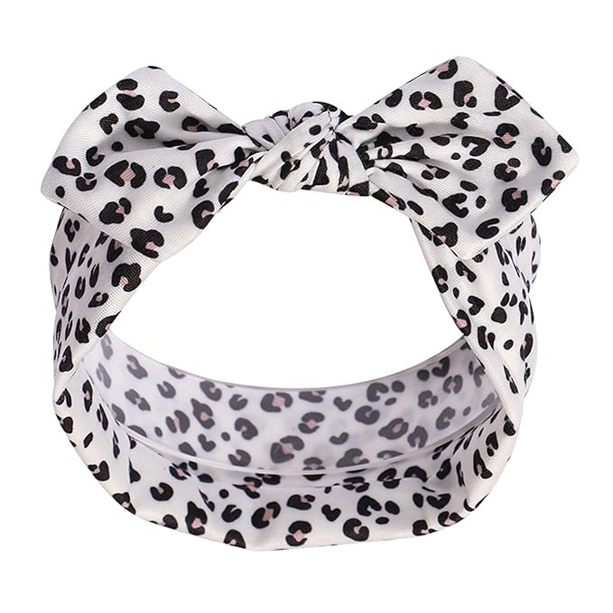 Mom and Baby Headbands Leopard Headwraps Infants Hair Bands(F13) (Leopard Headwraps C)