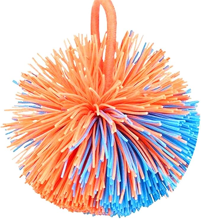 2.5" MINI Rubber String Ball Assorted Bulk Bundle, Soft Active Fun Toy, Sensory Fidgets Toys, Stress Balls,Colorful Bouncy Ball,9Pack (RKB-1)