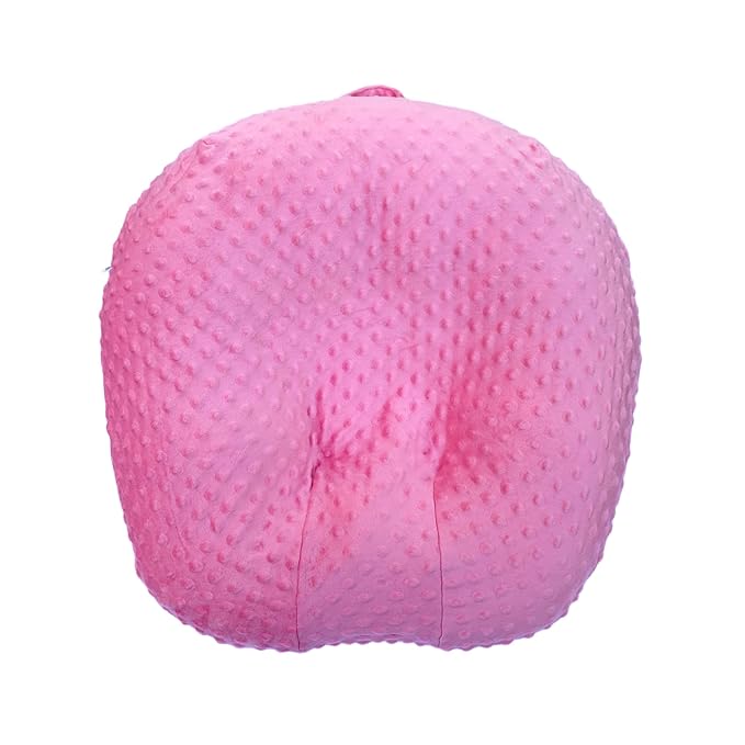 KiddyKlouds Baby Lounger Cover | Newborn Lounger Removable Cover | Highly Water Resistant Minky Fabric (No. 3 - Pink)