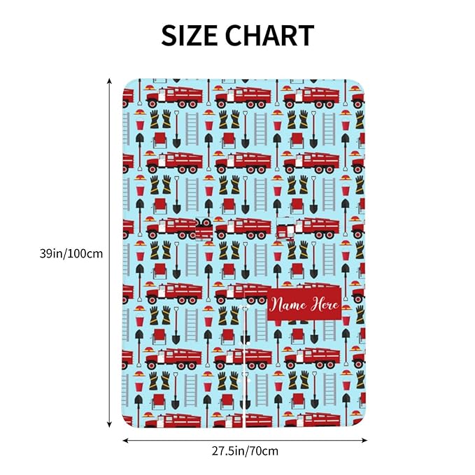 Personalized Fire Trucks and Firefighter Baby Car Seat Canopy for Babies with Name, Custom Car Seat Covers for Baby Boys, Peekaboo Opening Minky Nursing Cover Infant Car Seat Canopies for Newborn
