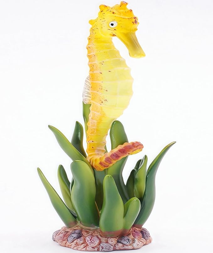 Gemini&Genius Sea Horse Toys for Kids, Marine Animal Seahorse Action Figure, Sea Horse Figurine Toy, Sea Life Figure Educational Gifts, Displays Play Toys, Collection Toys for Kids Animal Lovers