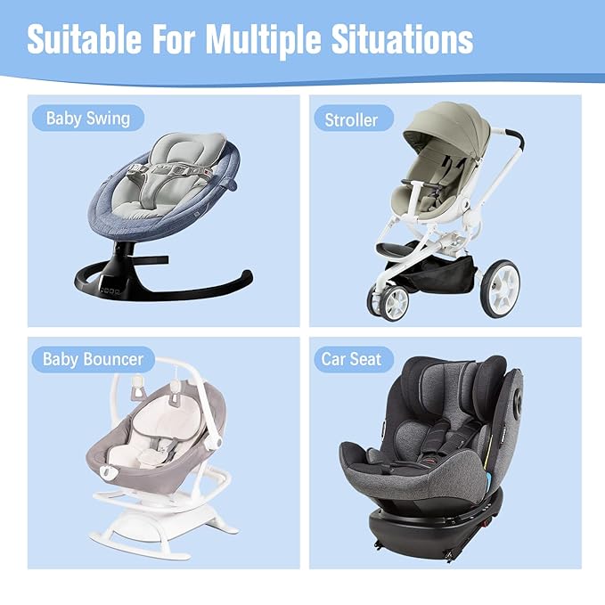 KAKIBLIN Baby Travel Pillow,Upgraded Baby Neck Pillows for Car Seat,Support Pillow,Infant Pillows for Head and Neck,Newborn Head Support for Car Seat,Stroller, Pushchair (Whale)