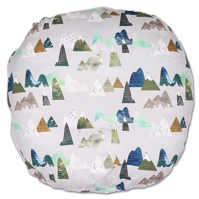 TANOFAR Mountains Newborn Lounger Pillow Cover, Lounger Cover for Boys Girls, Snugly Fit Infant Lounger for Baby, Infant Removable Slipcover, Breathable & Reusable (Lounger Pillow Not Included)