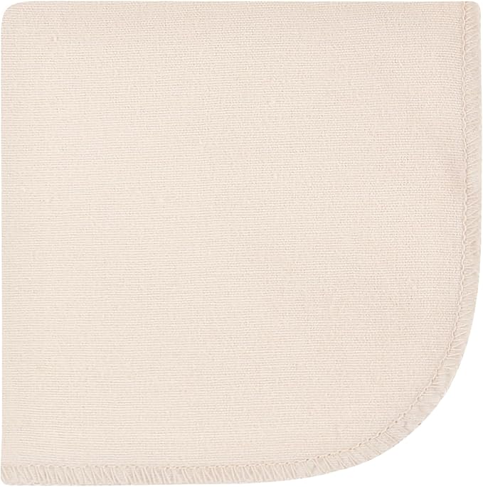 Hudson Baby Unisex Baby Flannel Cotton Washcloths 12-Pack, Neutral Dino World, One Size