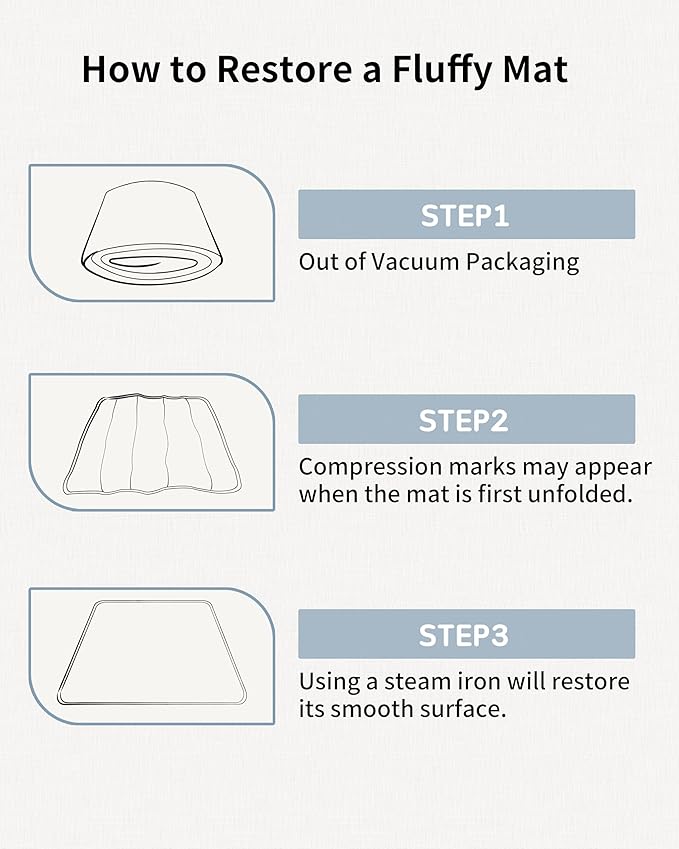 Fortella Extra Thick Baby Play Mat for 50" Playpen, 47"x47" Snug Fit Playpen Mat, Machine Washable Foam Play Mat for Floor - Portable, Non-Slip Tummy Time & Crawling Mat for Babies Toddlers (Ocean Ivory)