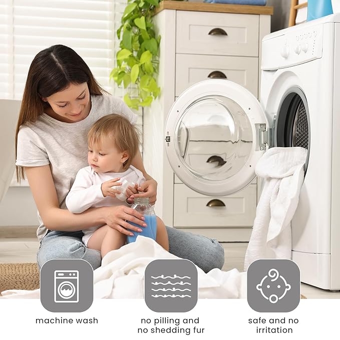 Softan Baby Hooded Towels and Washcloths Set 6 Pack, 28x28 Ultra Soft & Absorbent Baby Bath Towels for Newborn Infant Toddler, Unisex Boys Girls (Grey Star)