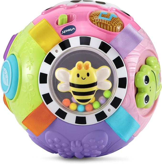 VTech Baby On-the-Moove Activity Ball with Textures, Pink
