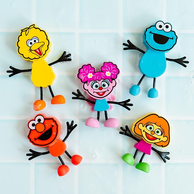 Glo Pals x Sesame Street Water-Activated Light-Up Cubes for Sensory Play (Julia - Cubes with Character)