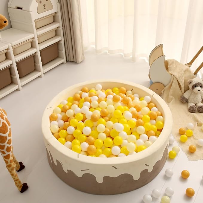 GOGOSO Ball Pit Balls for Toddlers Dogs Baby Boys Girls 2.2Inch Plasticball Toys for Kid Play Tent Birthday Slides Party Decor 50 100 170 200 500 1000