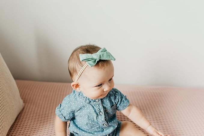 Copper Pearl Classic Baby Bow Emerson