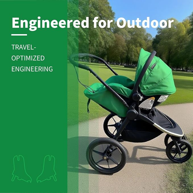 Car Seat Adapter for Summit X3 Stroller (Single Seat) - NOT Compatible with Double, Fits City Go 2/Air Infant Car Seats, Travel System Converter for Easy Stroller Integration, Quick-Release Design