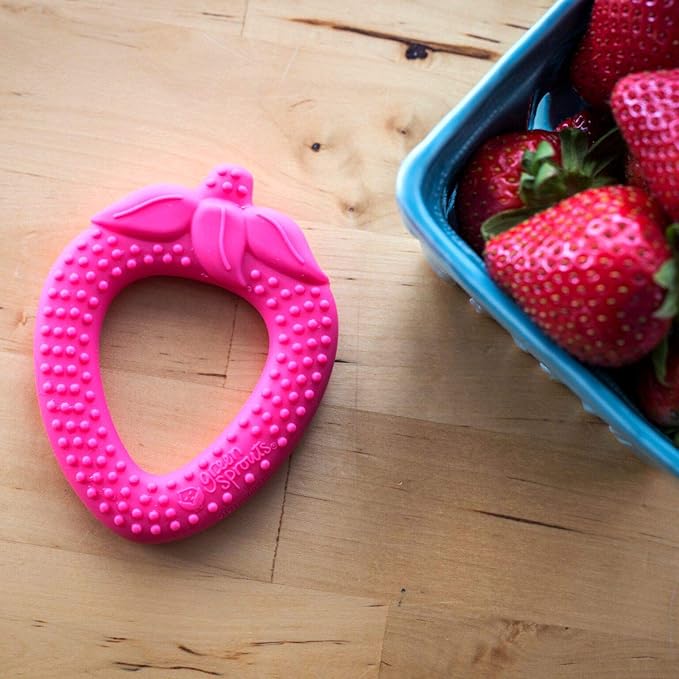 Green Sprouts, Teether Silicone Fruit Apple