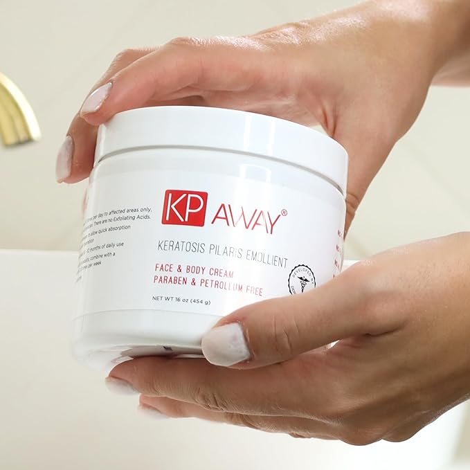 Moisturizing Keratosis Pilaris Cream for Kids | Gentle Hydration for Dry, Bumpy Skin | Dermatologist-Developed Lotion | Non-Irritating, Acid-Free Formula | 16 oz