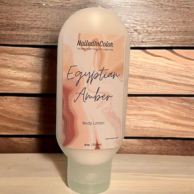 Egyptian Amber Scented Hand and Body Lotion Women's Beauty Goats' Milk Lotion Moisturizer