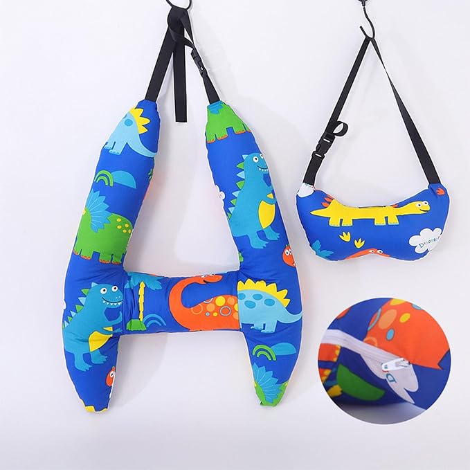 H-Shape - Car Sleeping Head Support, Travel Pillows for Kids Car Seat Pillows Adults and Children, Infant Car Seat Sleeping Seat Head Support (#2)