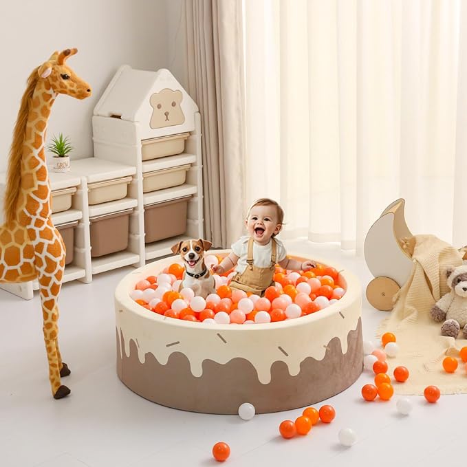 GOGOSO Ball Pit Balls for Toddlers Dogs Baby Boys Girls 2.2Inch Plasticball Toys for Kid Play Tent Birthday Slides Party Decor 50 100 170 200 500 1000