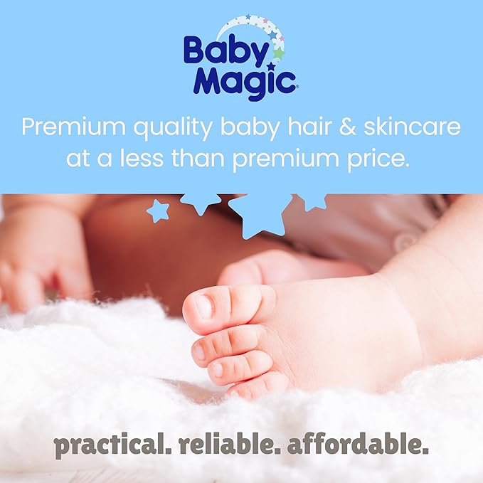 Baby Magic Calming Lotion | Helps Comfort and Relax Before Bedtime | Lavender & Chamomile | 16.5 fl oz. (6 Pack)