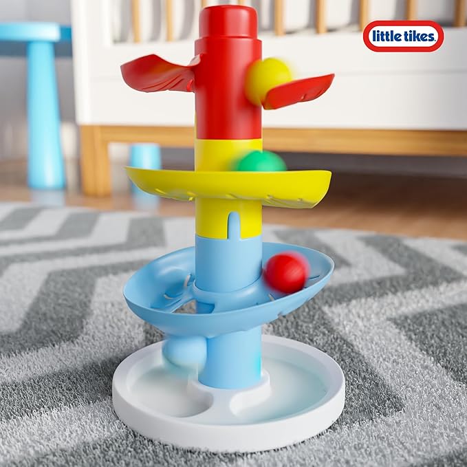 Lollipop Little Tikes Rainbow Tower Ball Drop Toddler Toy - Learning & Developmental Tower for Preschool Educational Games Toys for Kids 6 Months+