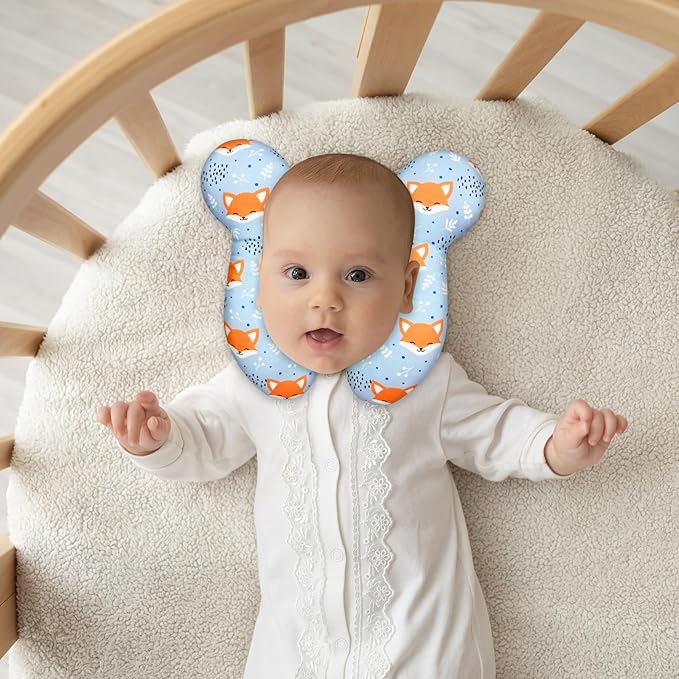 Baby Neck Pillow - Upgraded Baby Support Travel Head Pillow, Portable Headrest for Toddlers & Children for Car Rides, Planes, Road Trips (A2)