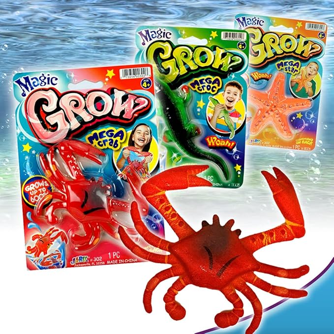 JA-RU Magic Grow Ocean Themed Assorted Beach Life Sea Creatures Pool Toys