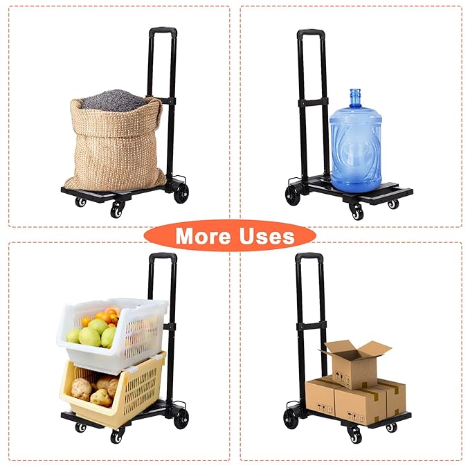 Car Seat Travel Carts, Stroller with Wheels for Air Travel, Light and Portable